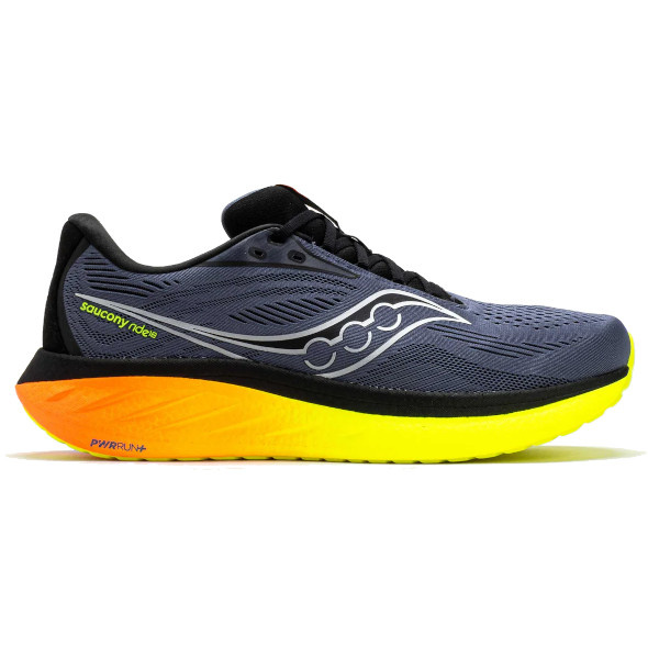 Buty Saucony Ride 18 granatowo-pomarańczowe męskie AW25