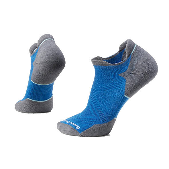 Skarpety Smartwool Run Targeted Cushion Low Ankle Pattern Socks szaro-niebiesko