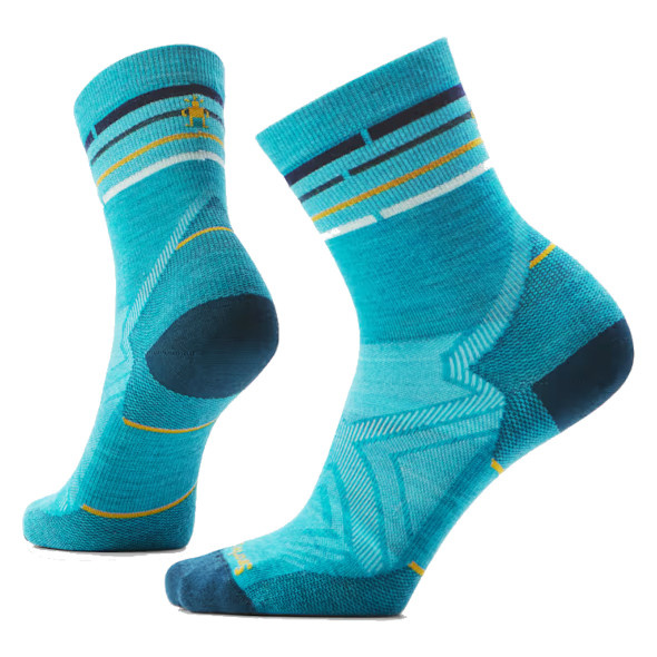 Skarpety Smartwool Run Zero Cushion Mid Crew Socks Capri damskie niebieskie