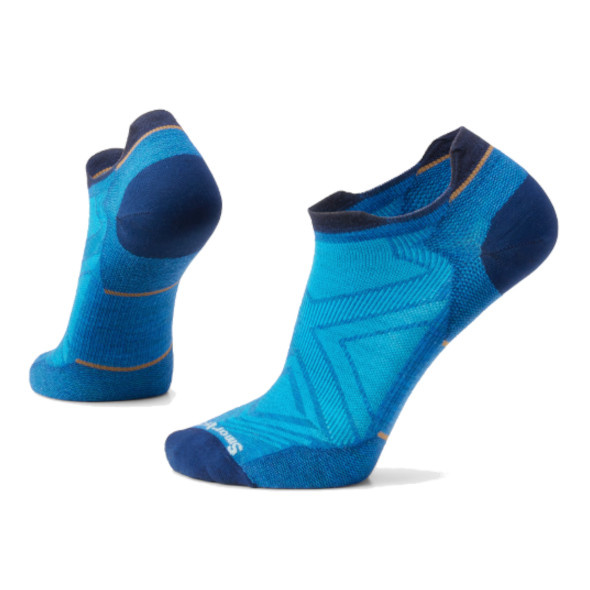 Skarpety Smartwool Run Zero Cushion Low Ankle niebieskie